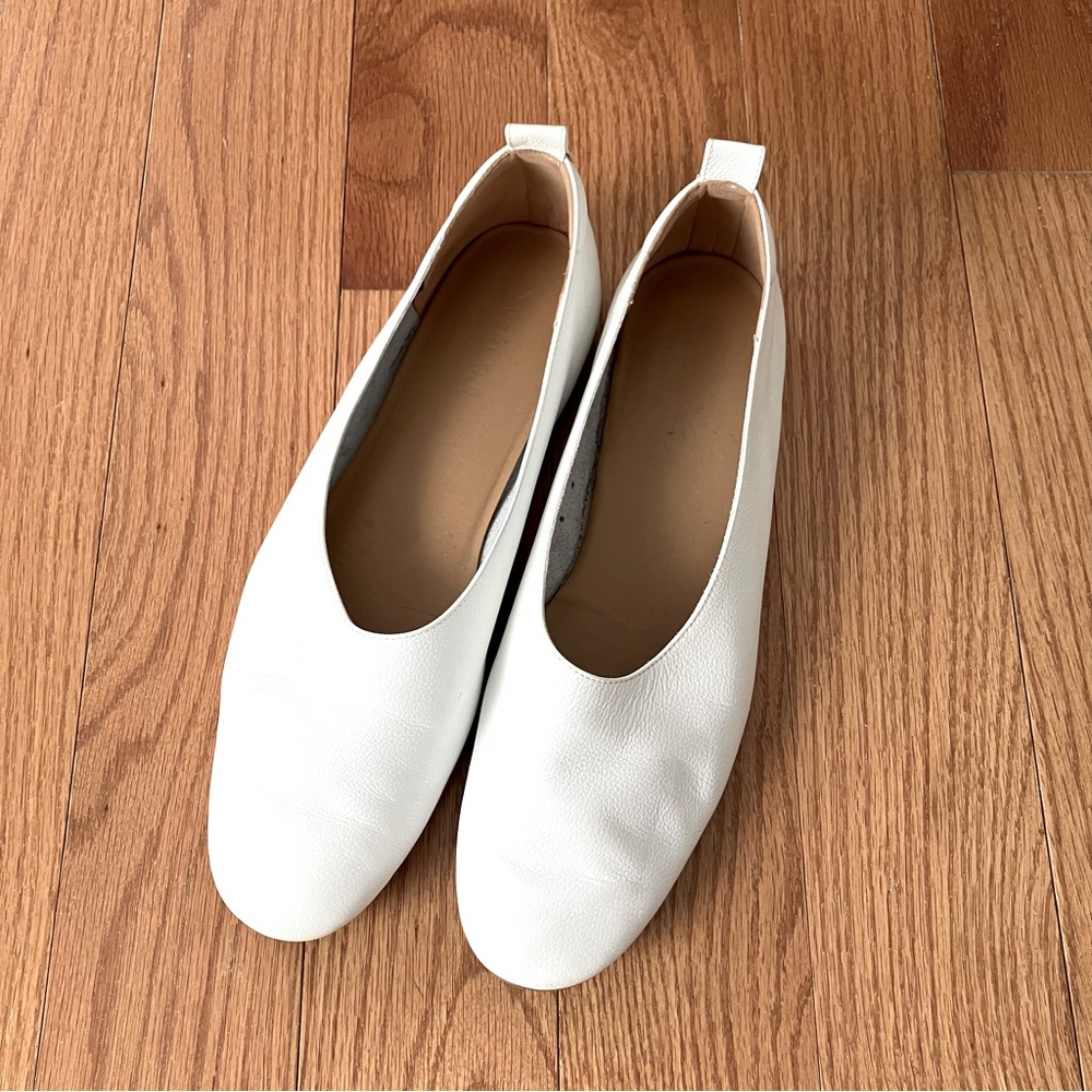 Everlane White Glove Flats